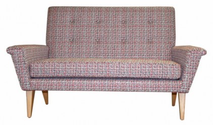 1960's Style Sofa Textured Weave